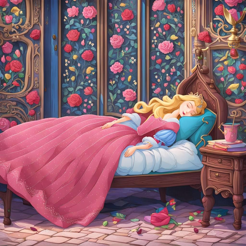 AI Interpretation of Sleeping Beauty