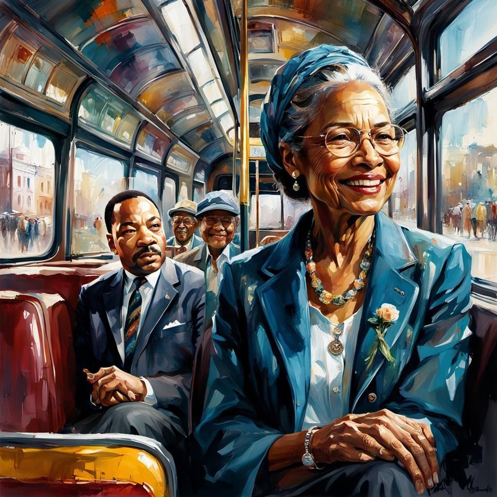 Rosa Parks & Martin Luther King