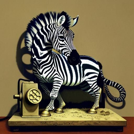 Surreal Hybrid Animal Inspired by Chagall