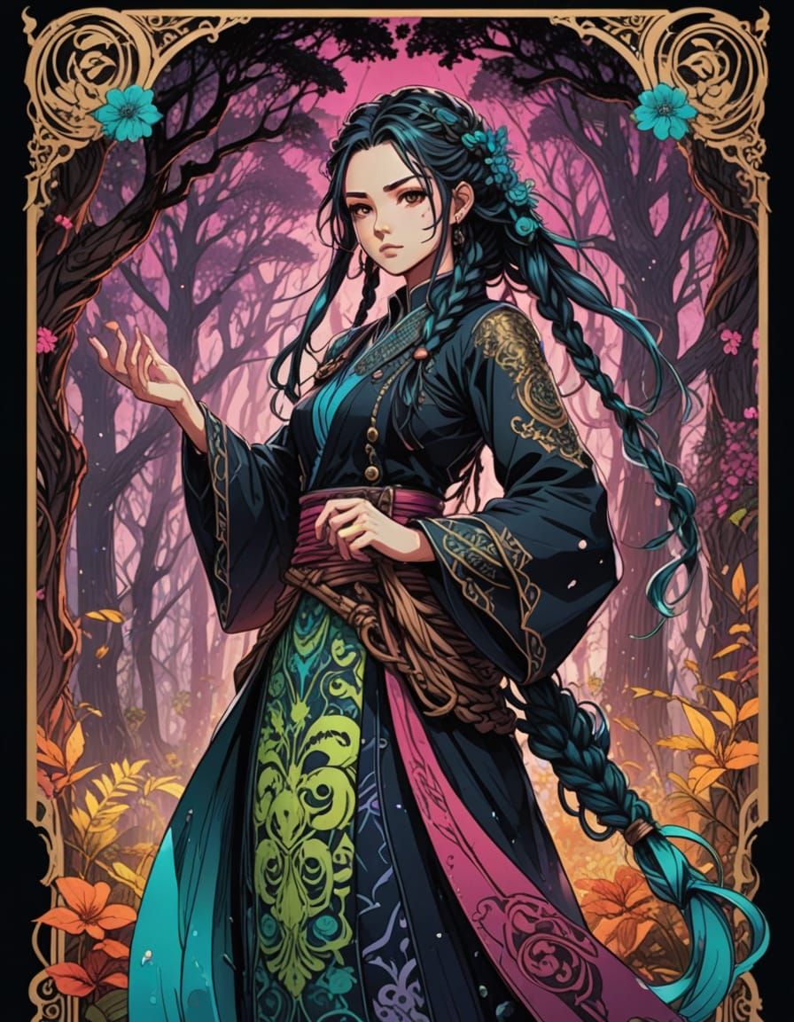 Fantastical Fashion in a Vibrant Anime World