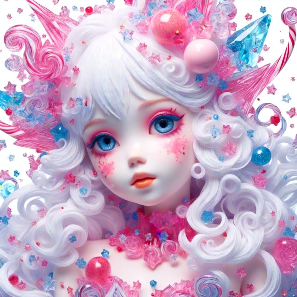 Candy Girl with Crystal Clear Appearance