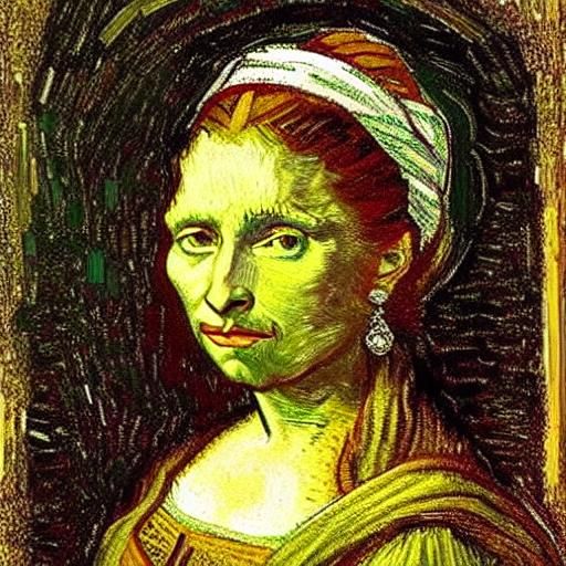 Mama Van Gogh insisted she could make a gorgeous Mona Lisa