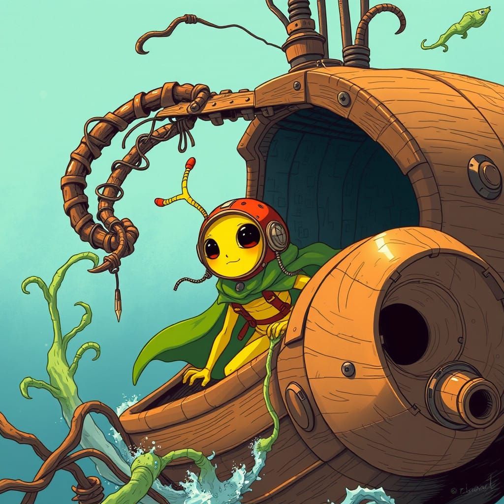 Ancient Submarine Emerges from the Depths