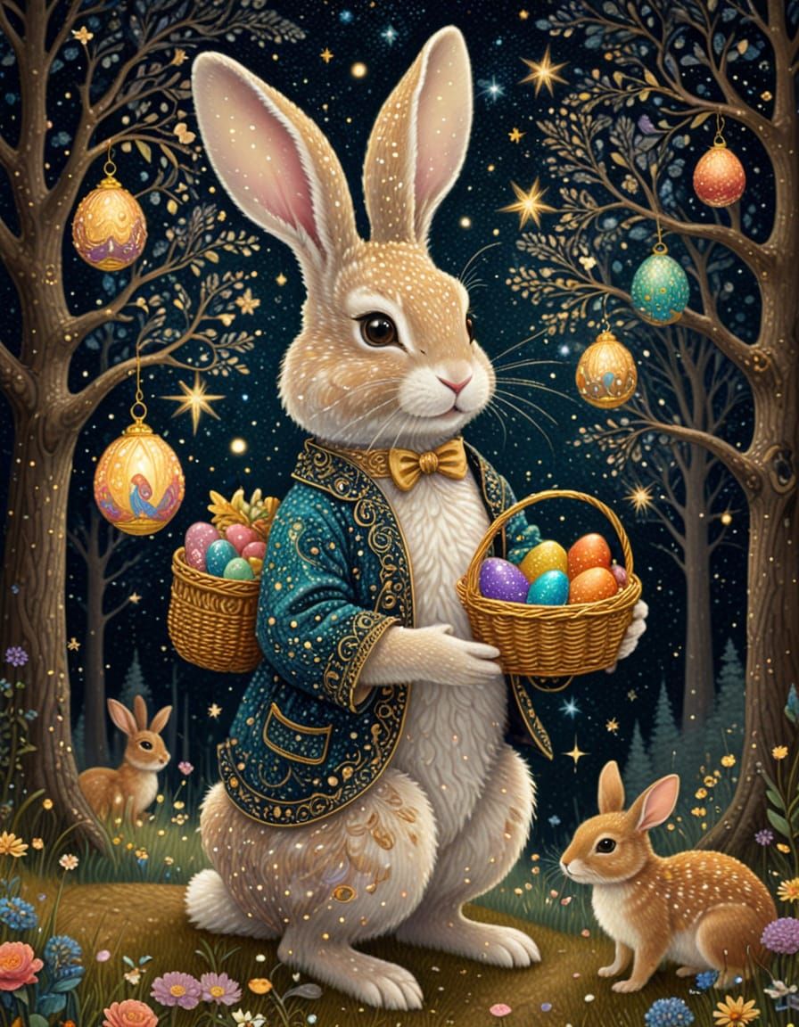 delivering baskets of treats