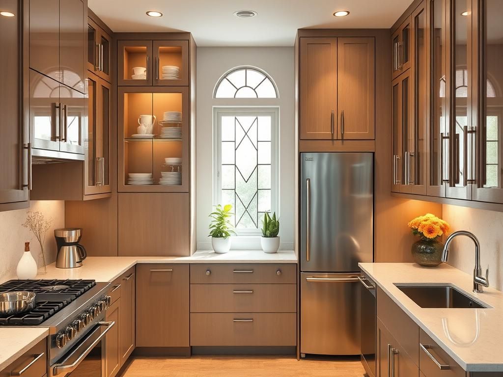 Lavish Modern Kitchen in American Style Apartment