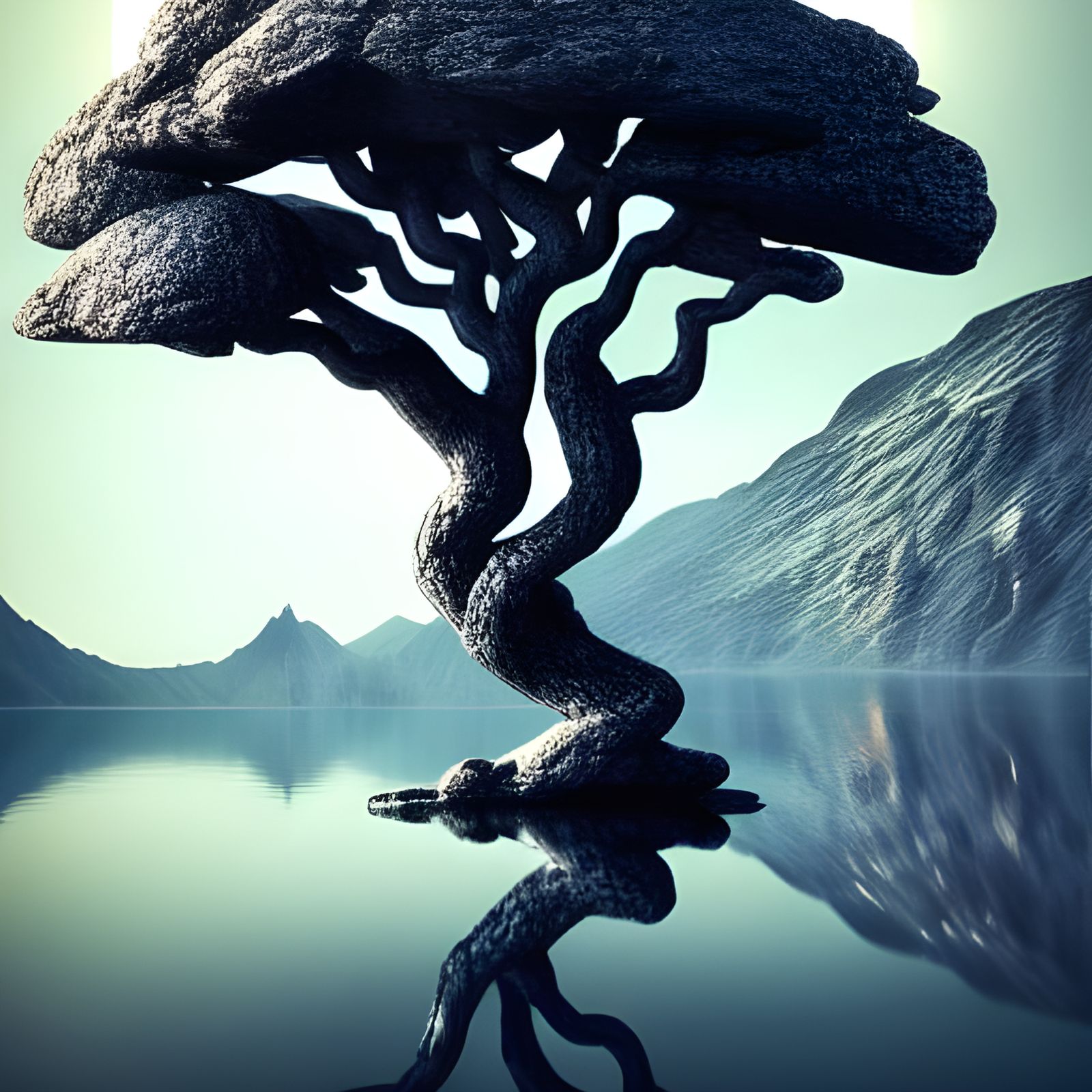 Epic Silver Tree Lake at Dawn