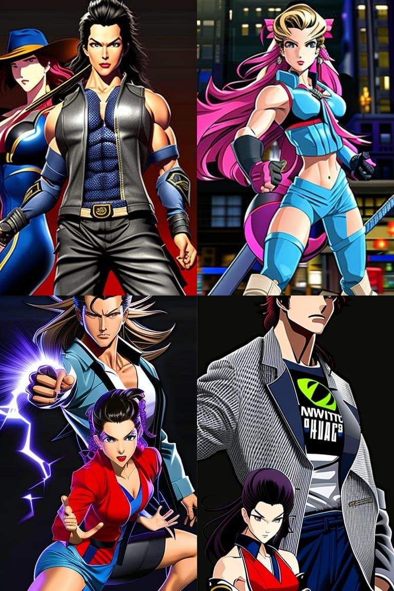 Streets of Rage Anime Portrait of Heather Langenkamp