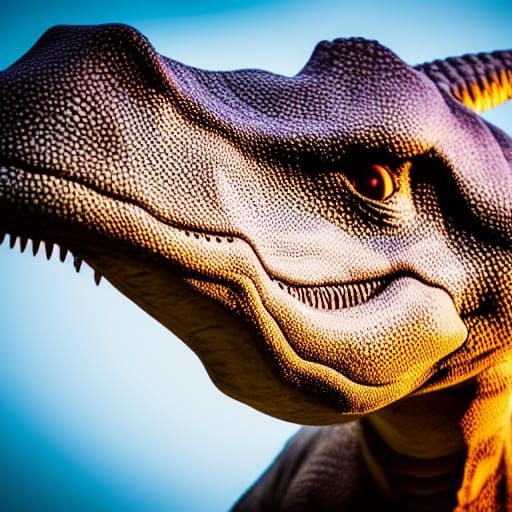 Dinosaur in Natural Habitat: Professional Photography