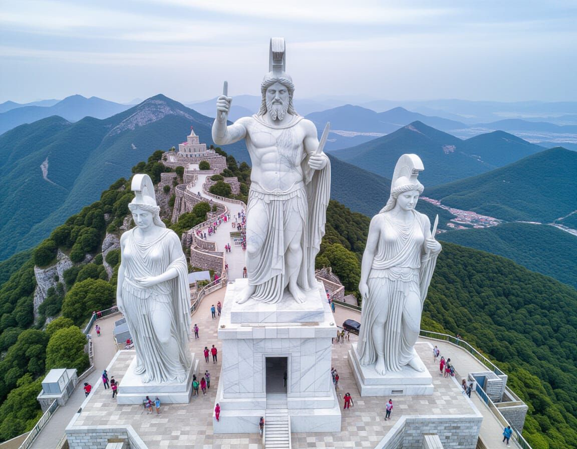 Mount Olympus: Epic Statues of Greek Gods