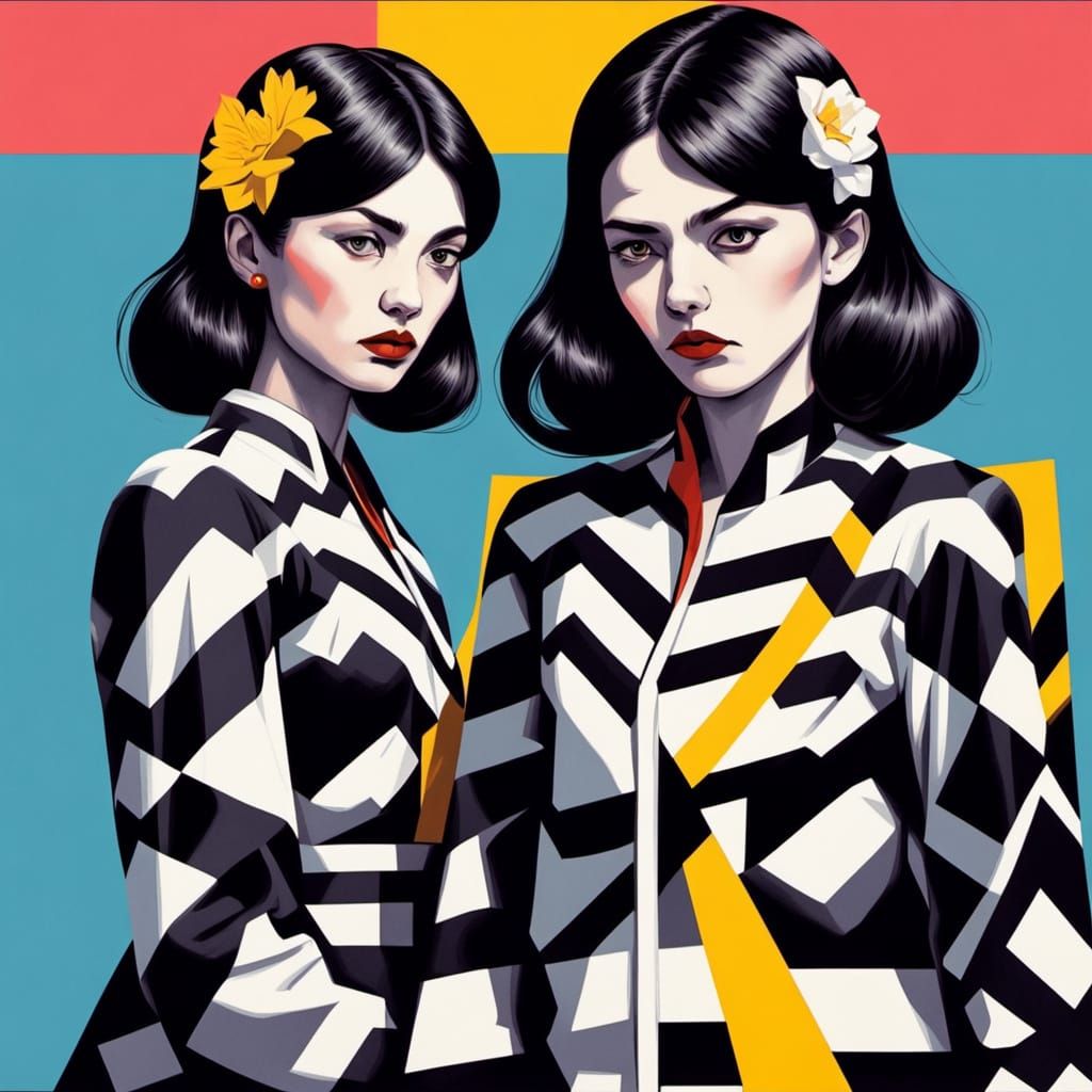 Confrontation in Geometric Style