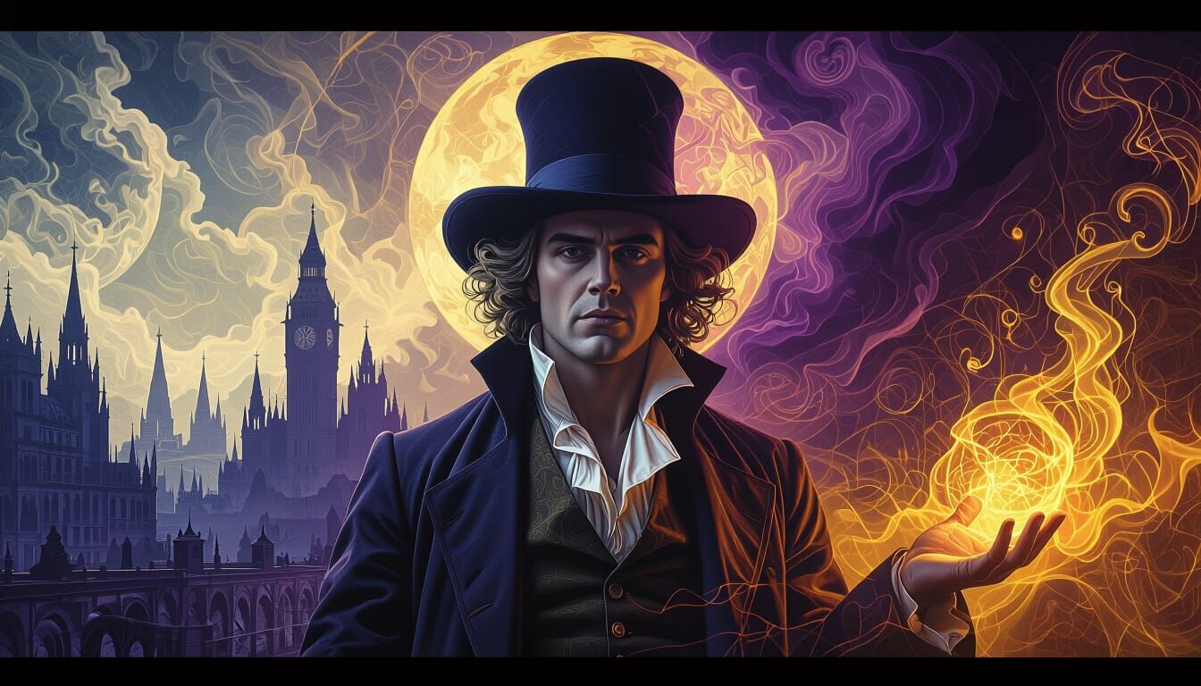 Fantasy Art Montage of Blake's Experience Poem