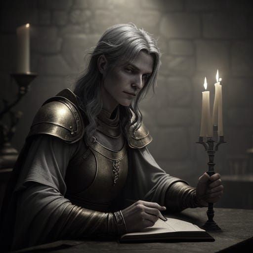 Earth Elemental Bard Plays Pan Flute in Pub