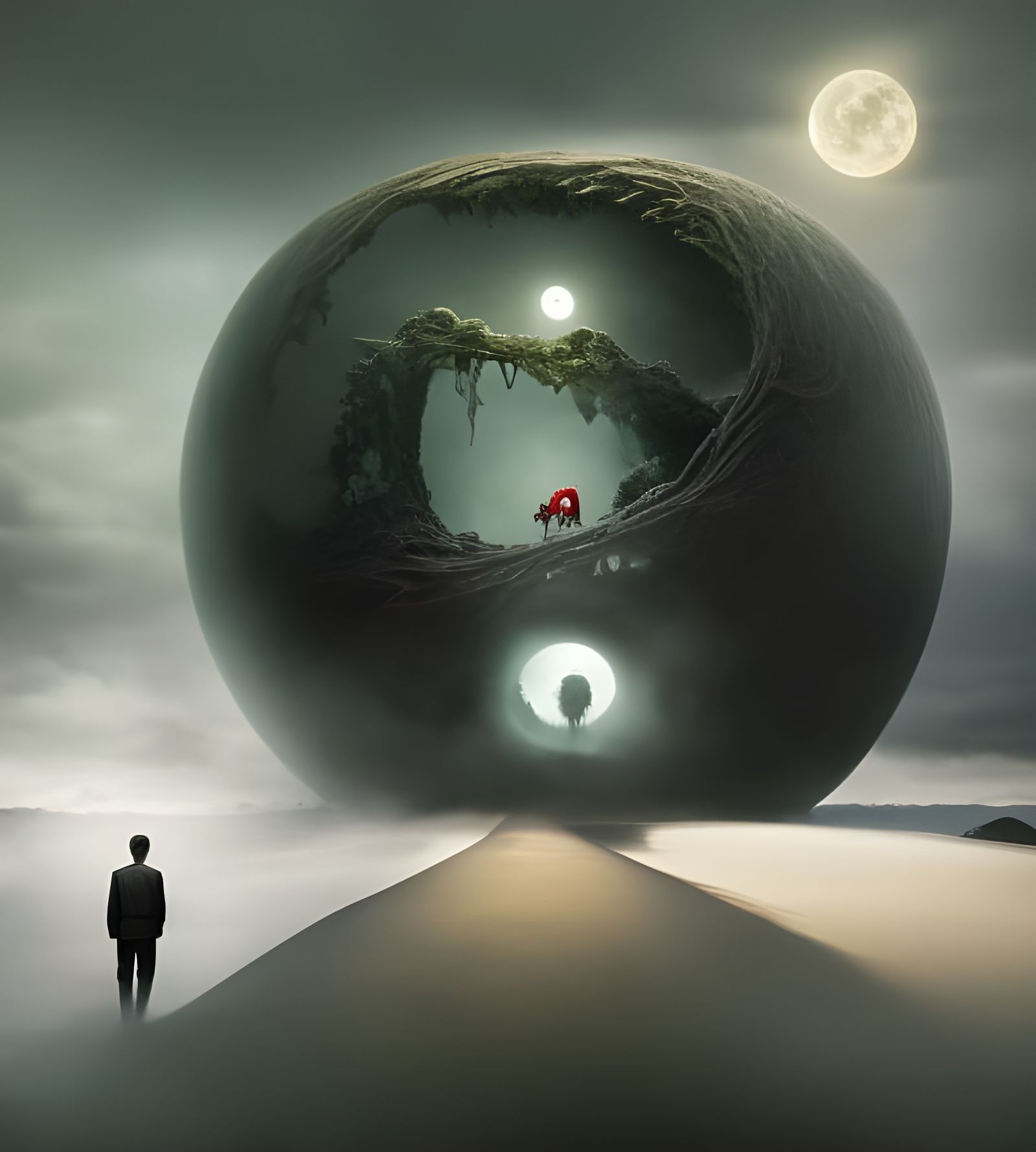 Surreal Stopmotion Worm Turns in Dreamlike Photo