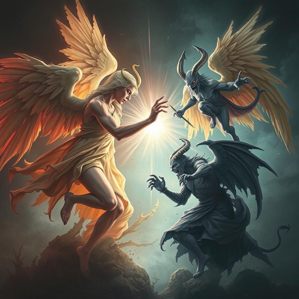 Angels and Demons Clash in Epic Battle