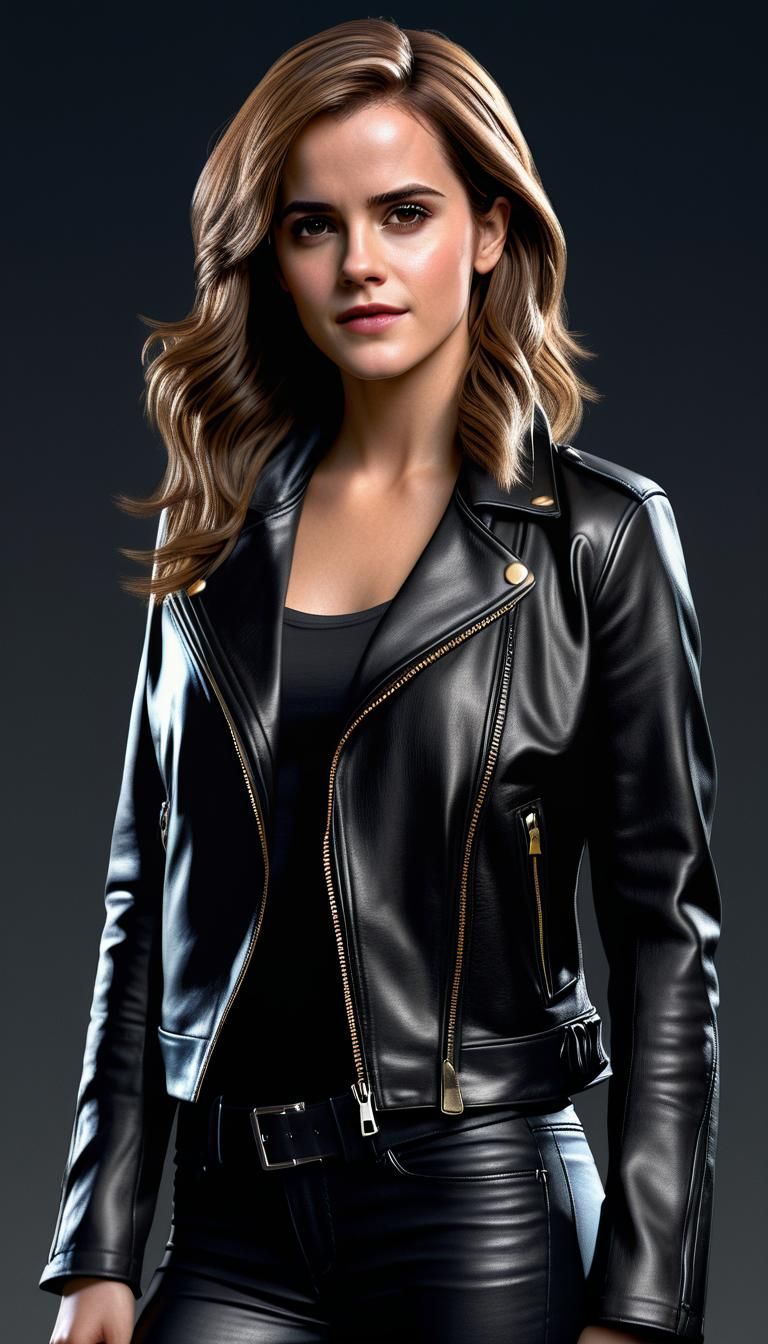 Hermione Granger Glamour Portrait in Ultrarealistic Style