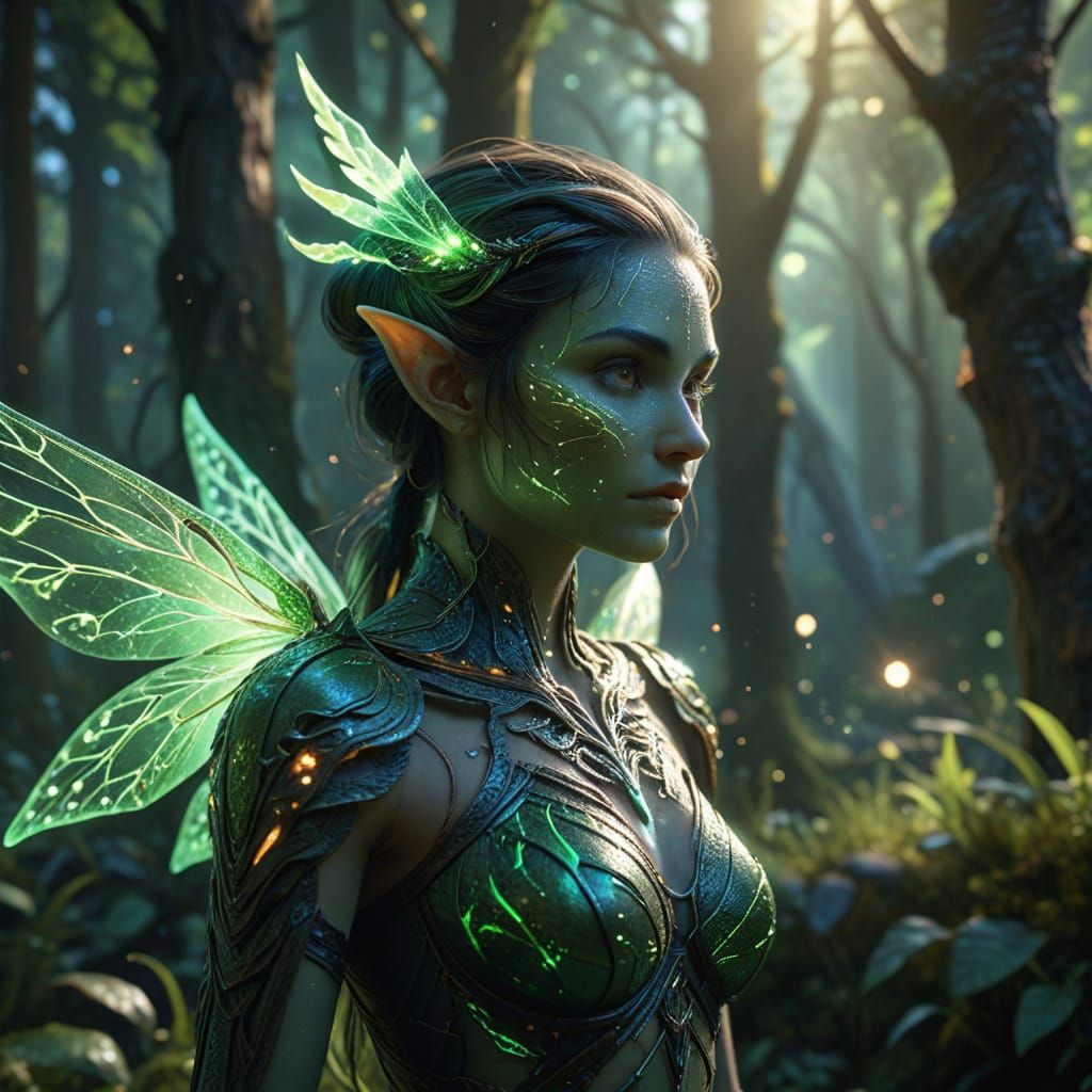 Surreal Fantasy Realism in Hyperrealistic Style