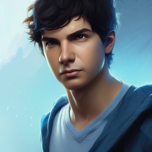 Hyperdetailed Portrait of Percy Jackson in Unreal Engine 5