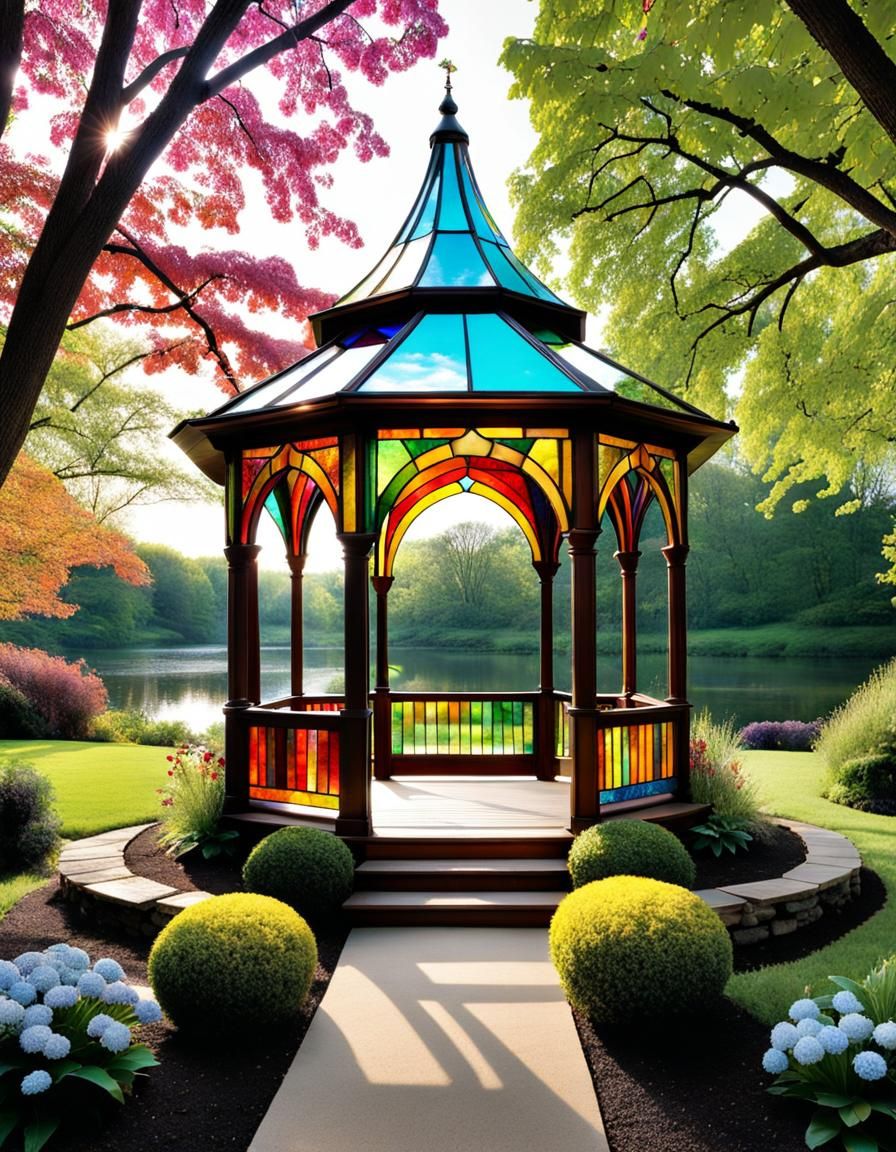 Stained Glass Gazebo