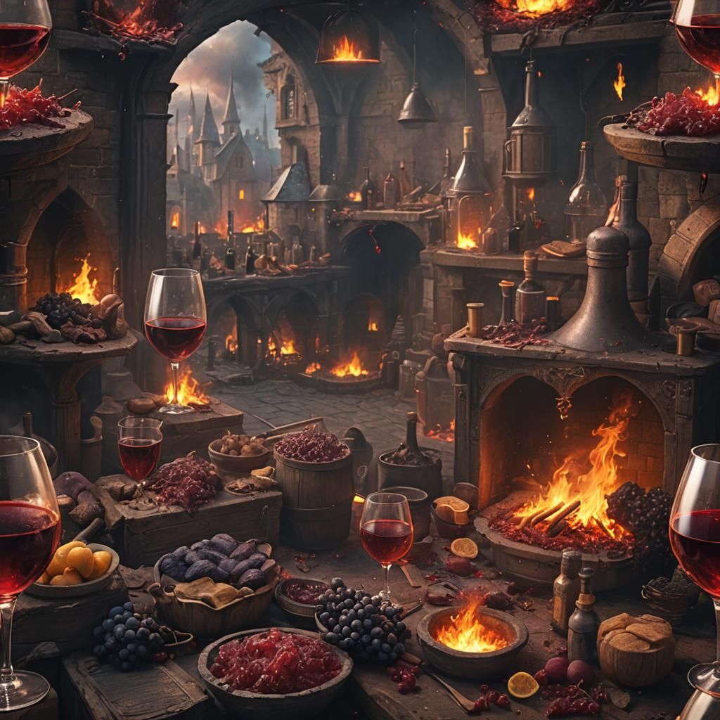 Wine Cellar Matte Painting in Unreal Engine 5