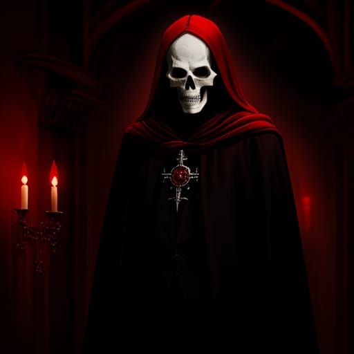 The Red Death Appears at a Gothic Masquerade