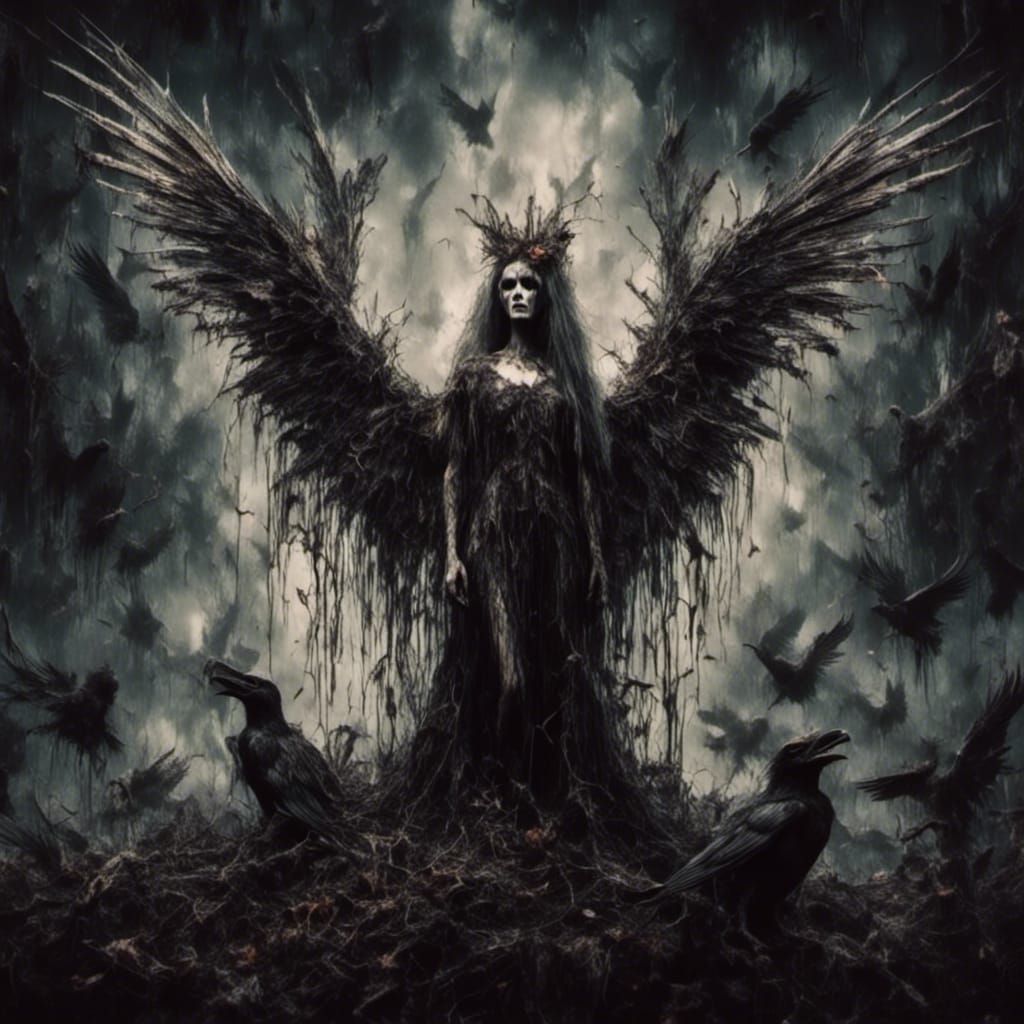 Dark Fantasy Skeletons Reach for the Sky