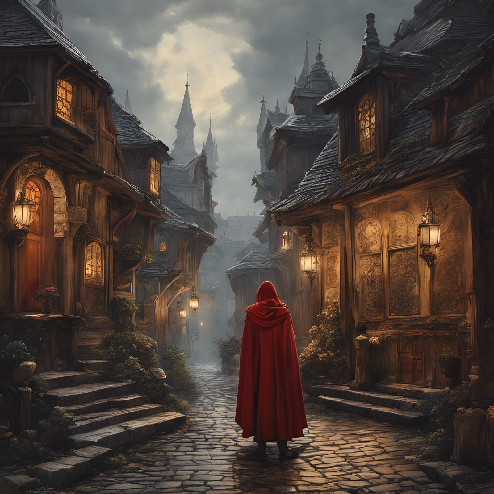 A Twisted Medieval Inquisitor in Epic Watercolor