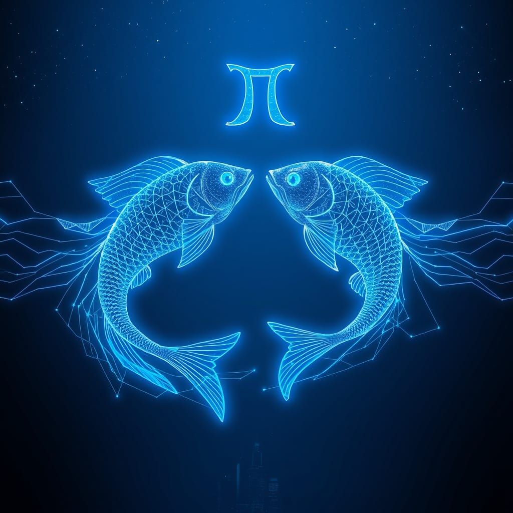 Two ethereal fish