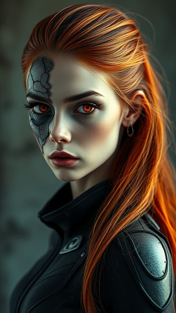 Rust-Red Beauty with Contrasting Faces