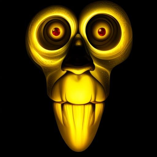 Disturbing AI-Generated Creepy Face