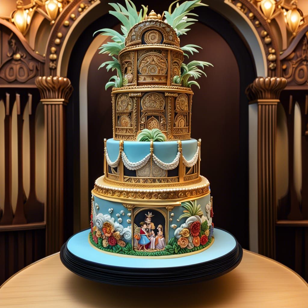 One Piece Wedding Cake- Skypiea