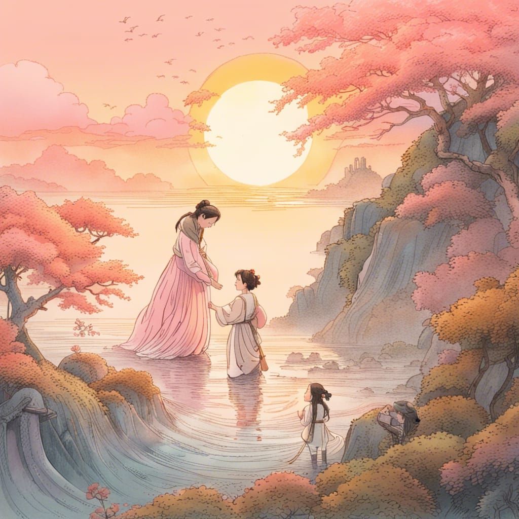 Romantic Reunion of Prince and Princess