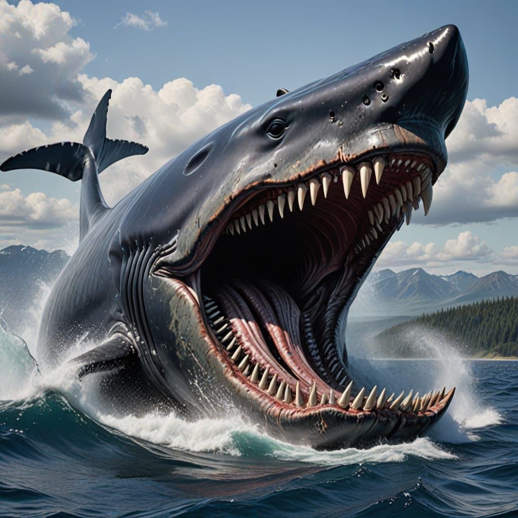 Predator Whale with Giant Jaws
