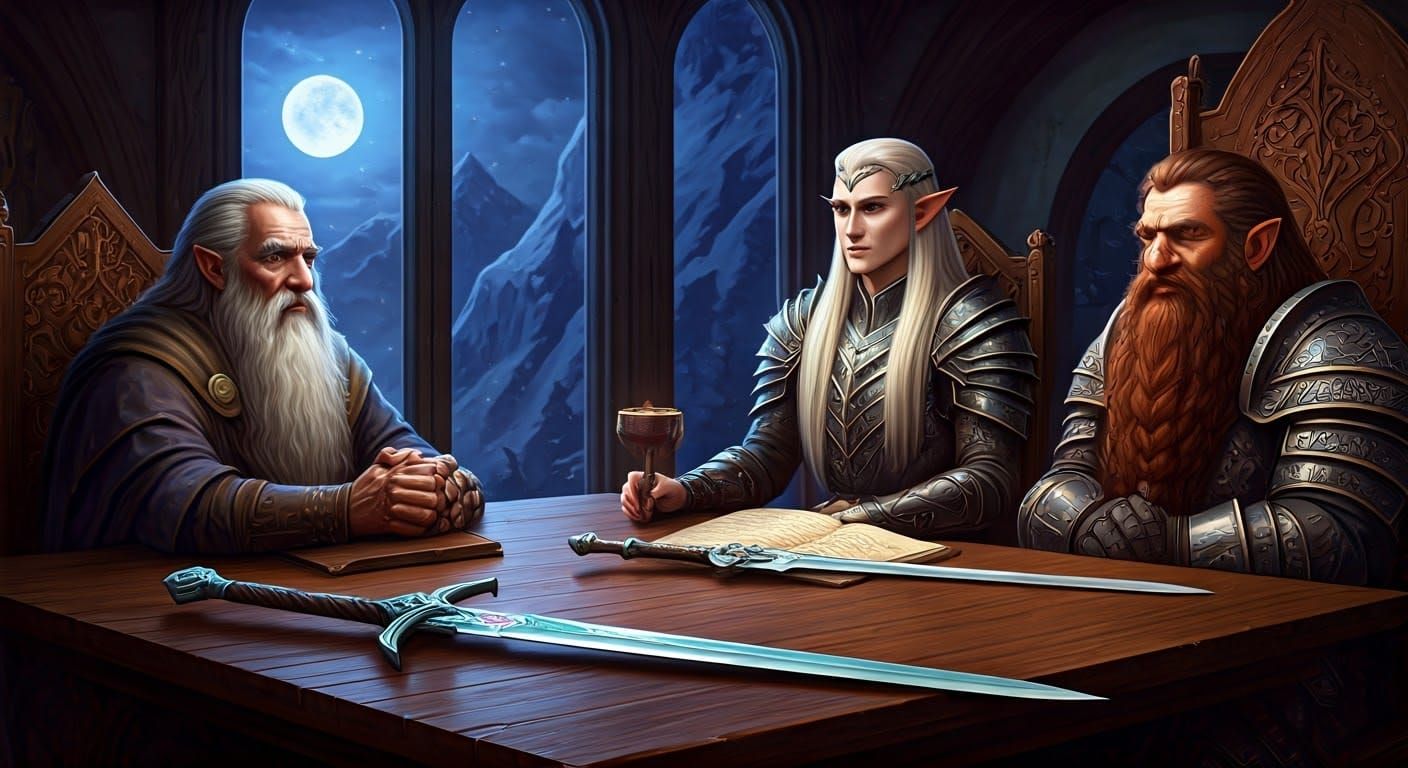 Glamdring And Orcrist.