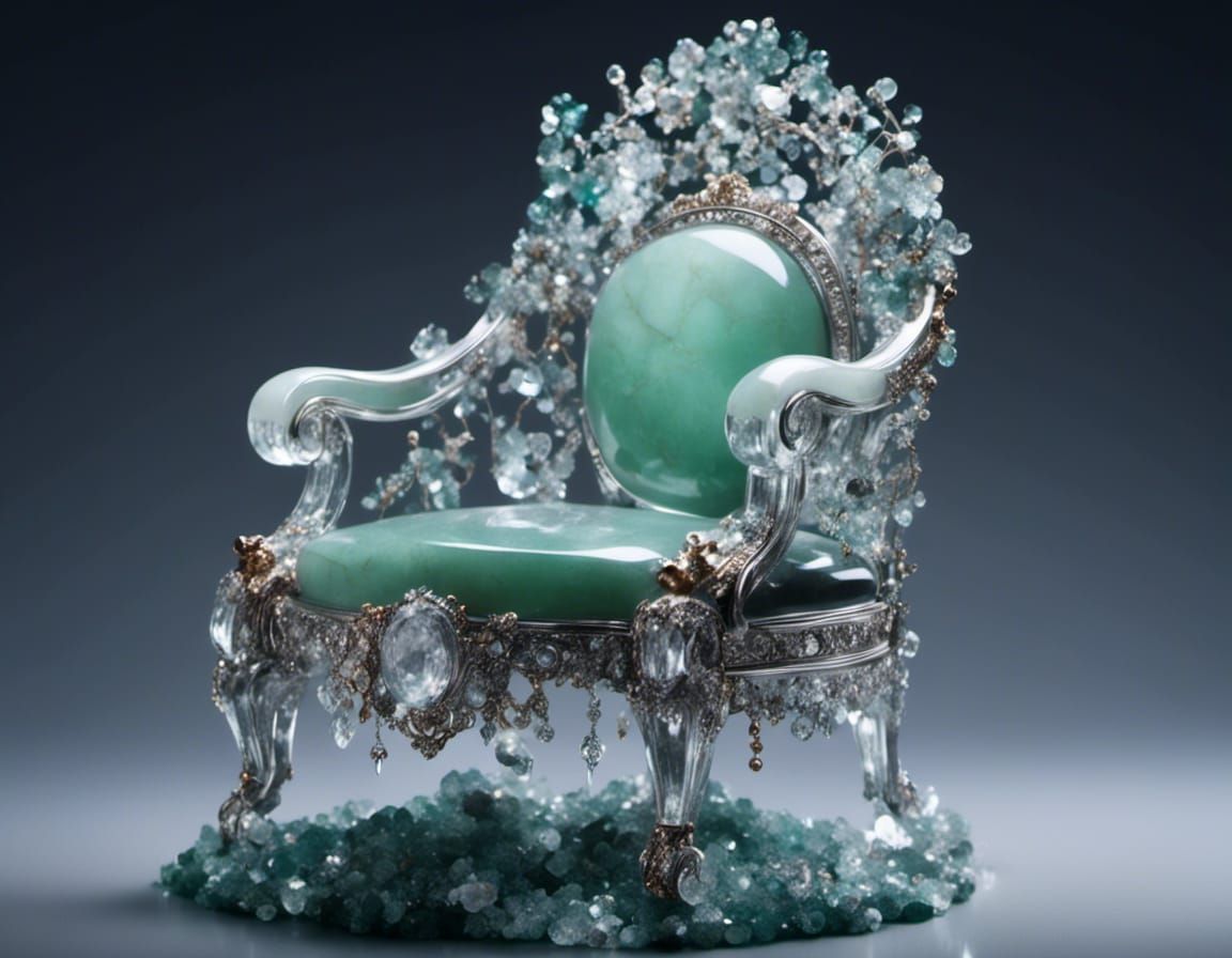 Crystal Chair Figurine