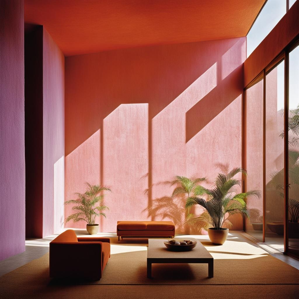 Luis Barragan Inspired House Interior