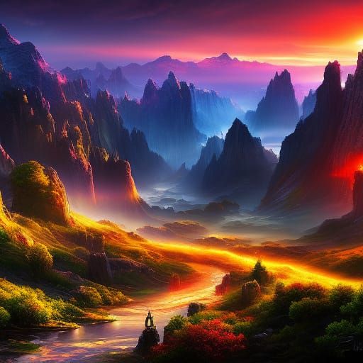 Fantasy Splash Art: The Beginning of Eternity