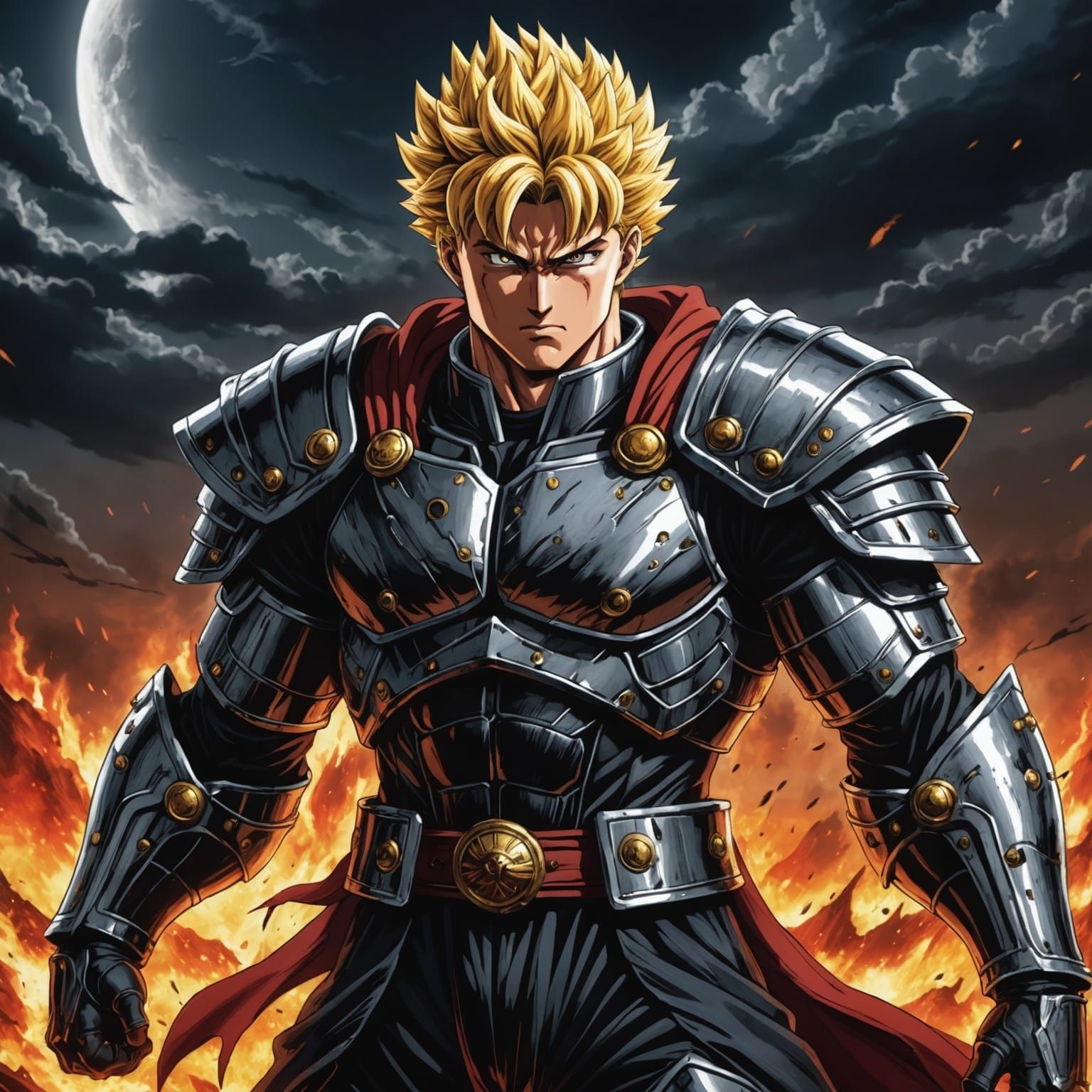 Berserk Character Super Saiyan Transformation Art