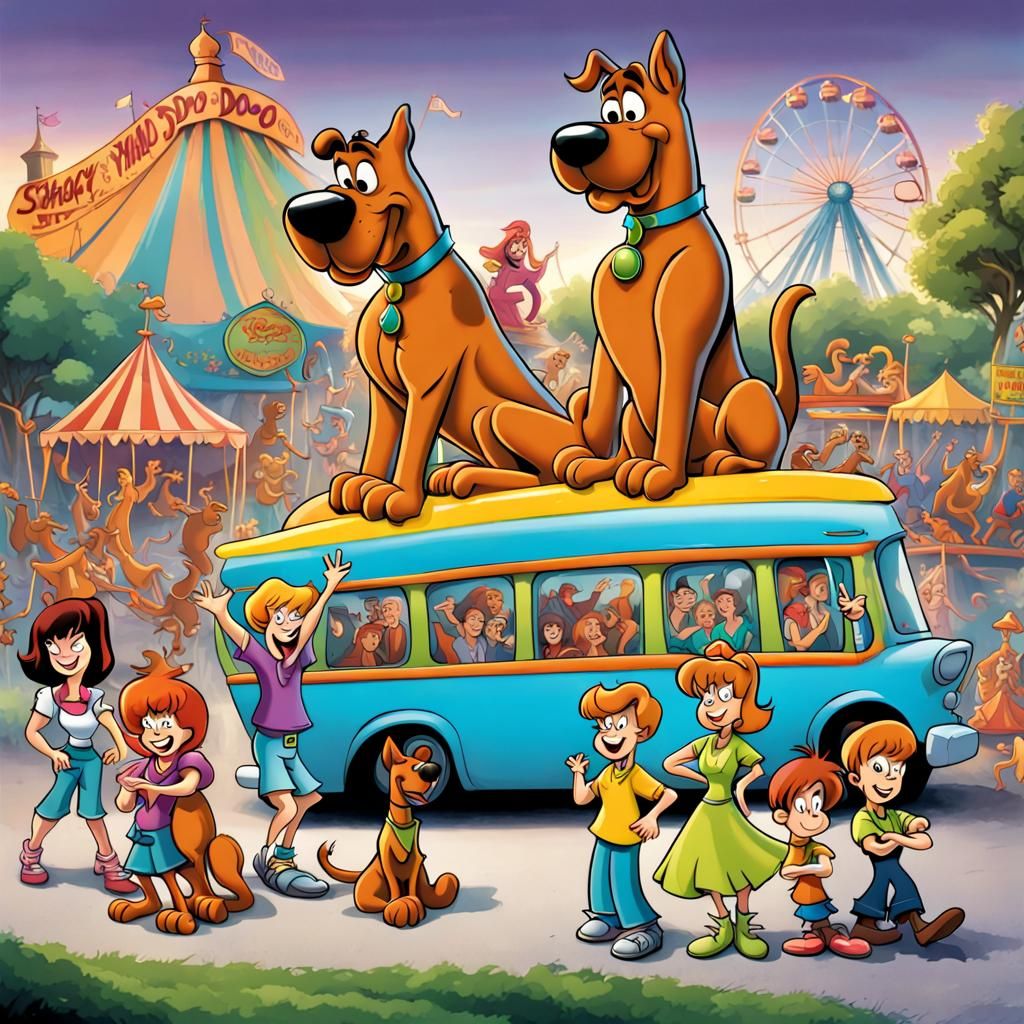 Scooby Doo and Shaggy Theme Park Adventure