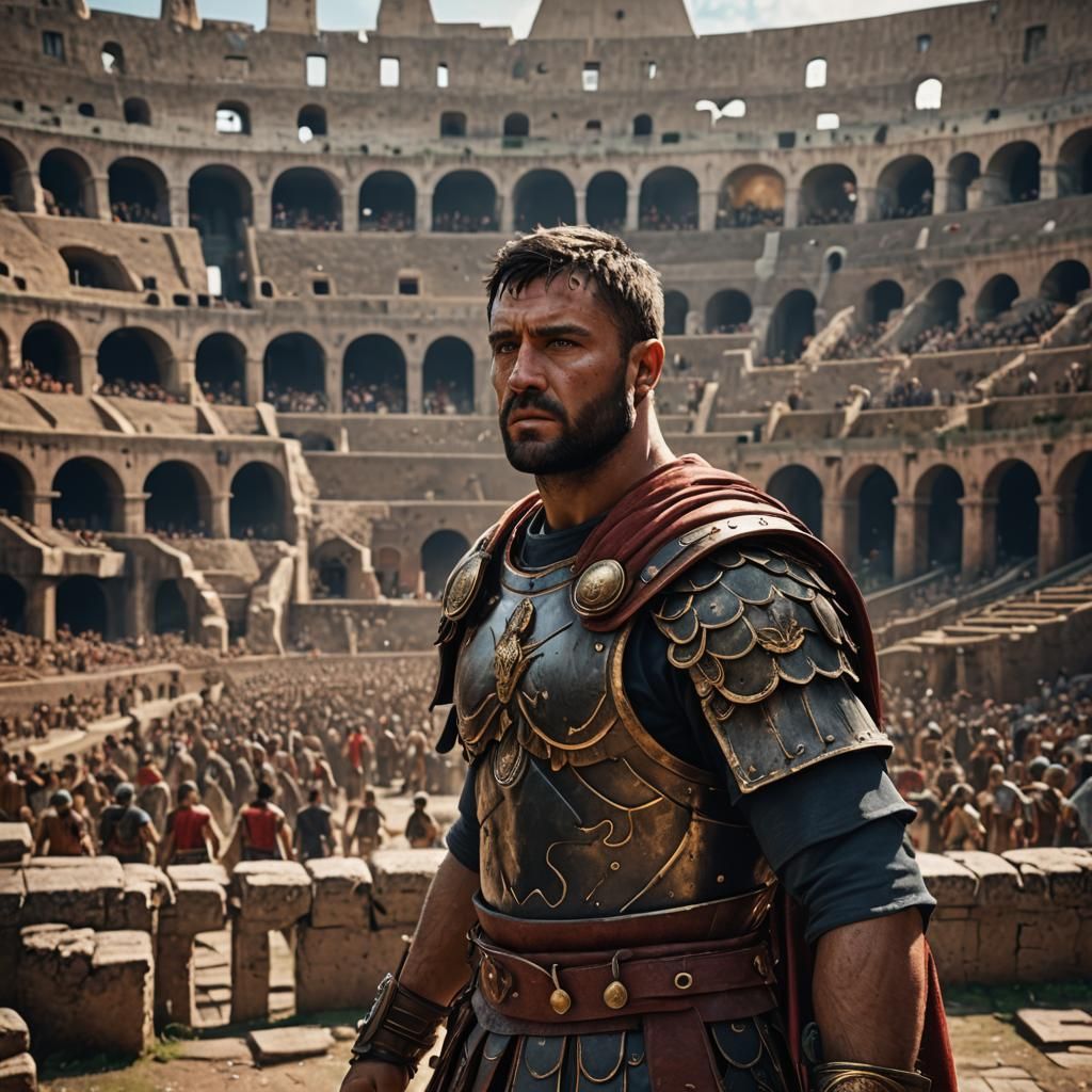 Maximus the Gladiator: Detailed Matte Painting