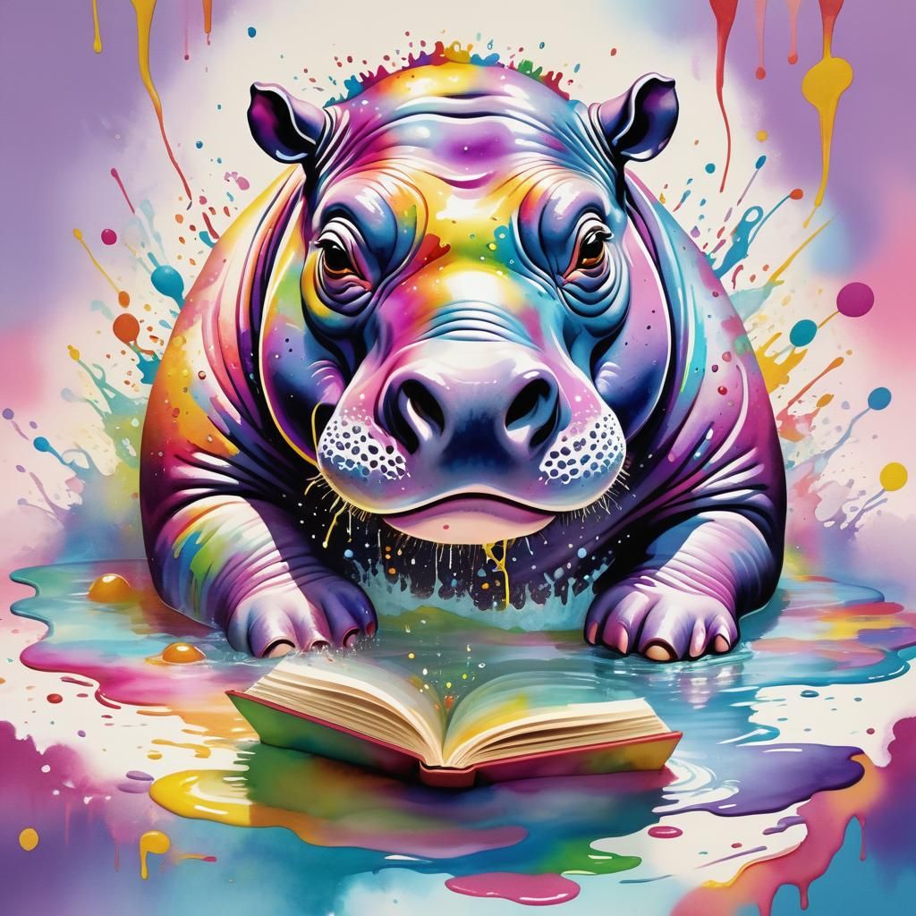The Studious Hippo