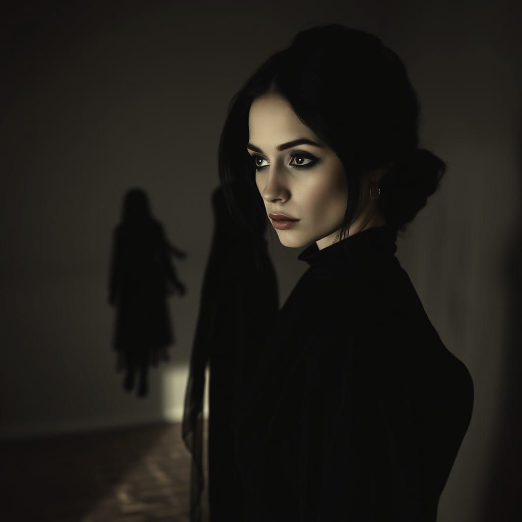 A Victorian Woman Confronts Her Dark Reflection in a Hauntin...