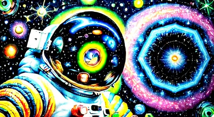 Abstract Geometric Composition in Kandinsky Style