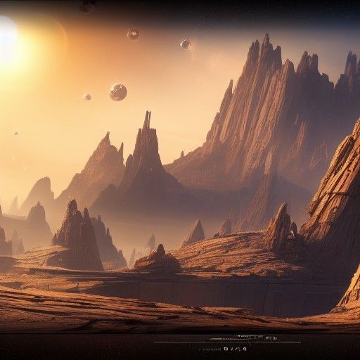 Detailed Star Wars Galaxy Matte Painting