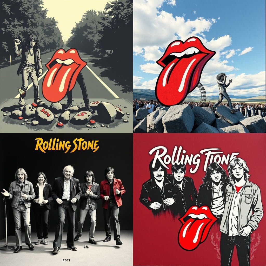 Rolling Stones Digital Art