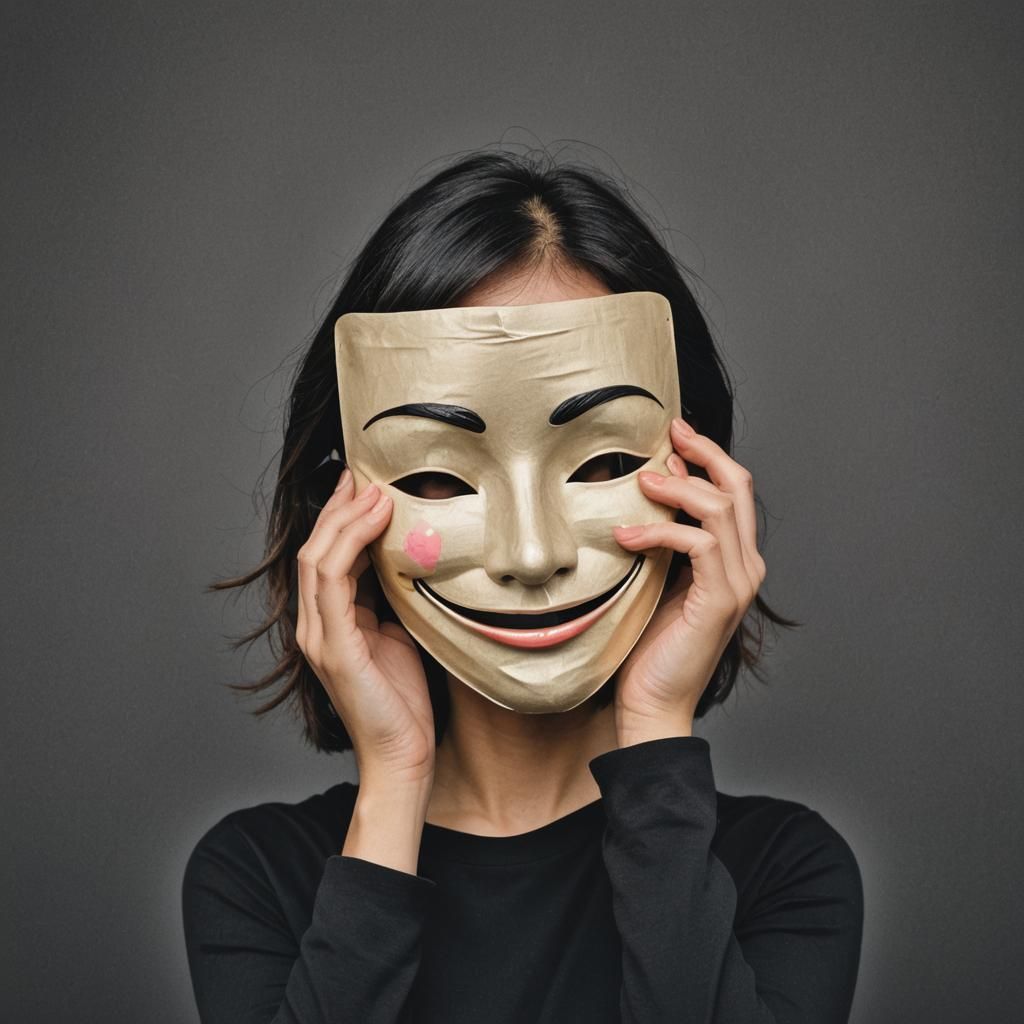 Sadness Masked: A Portrait of Hidden Emotion