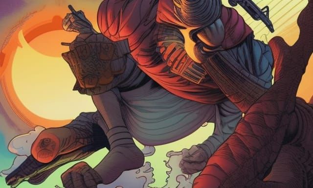 Visions of the Future in Comic Book Art Style