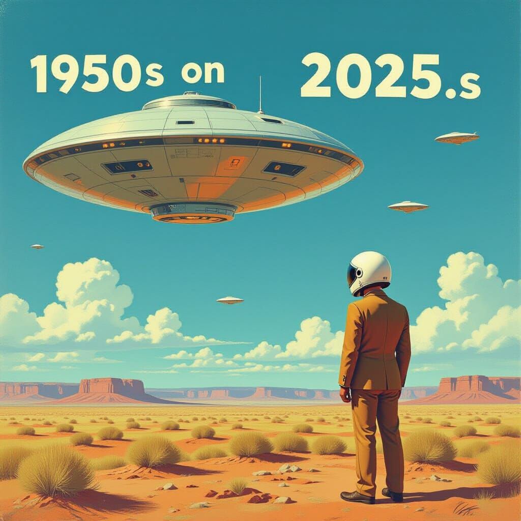 Sci-Fi Visions: 1950s Meets 2025, Gurney Style