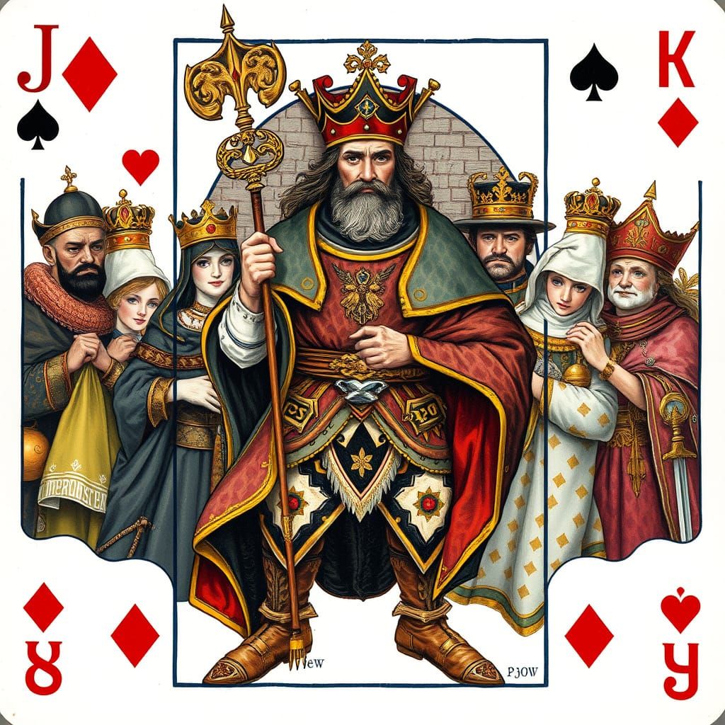 Jack of Spades Adventurer in Royal Card Court
