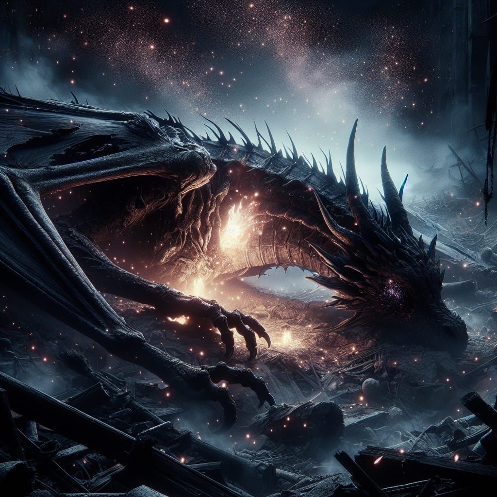 Scarred Dragon's Last Breath on Battlefield