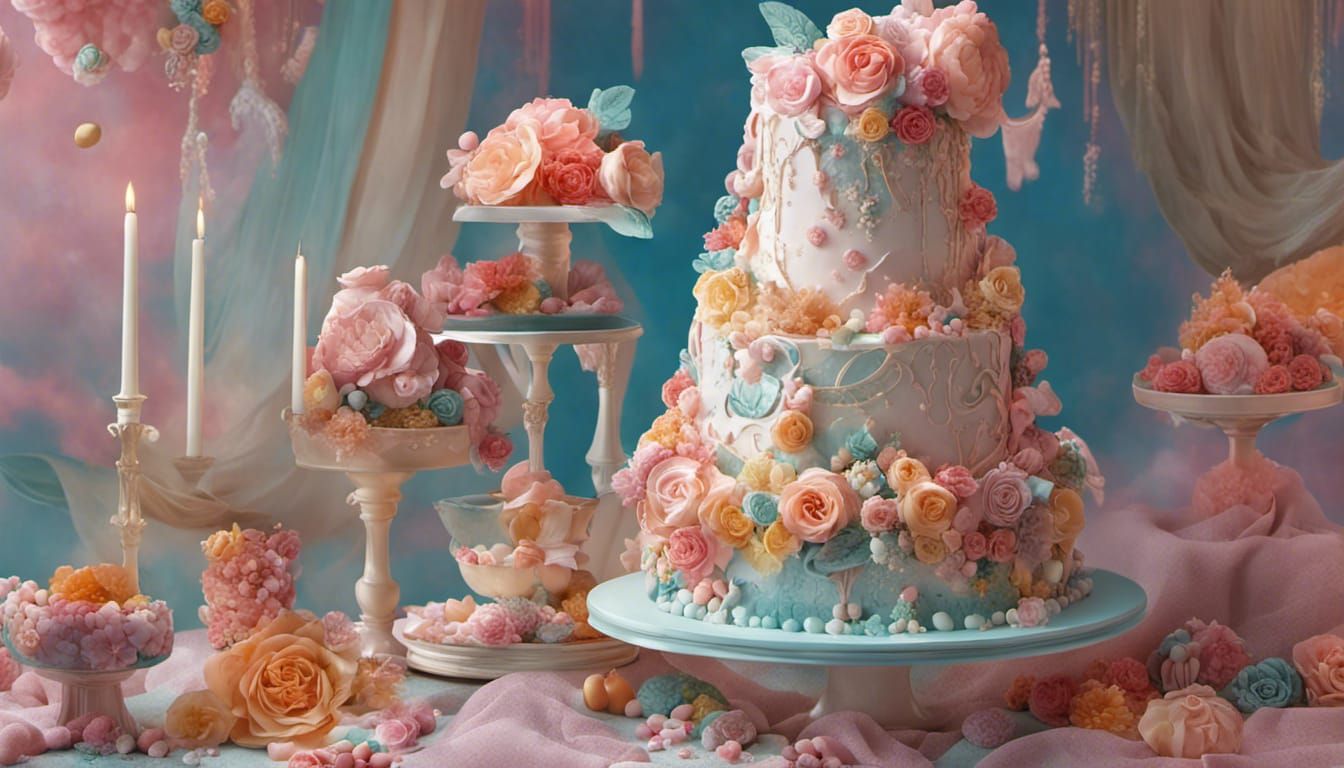 Fantasy Fairytale Wedding Cake